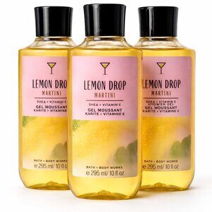 Bath & Body Works Body Wash Bundle LEMON DROP MARTINI 3Pack NEW